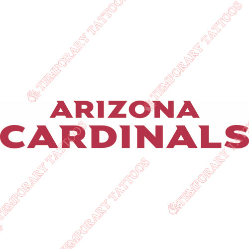 Arizona Cardinals Customize Temporary Tattoos Stickers NO.385
